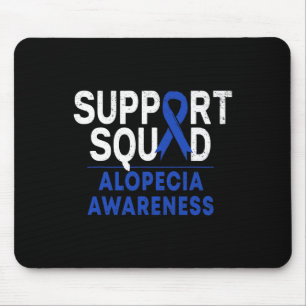 Tapis De Souris Soutien Équipe Alopecia Sensibilisation Blue AA Ri