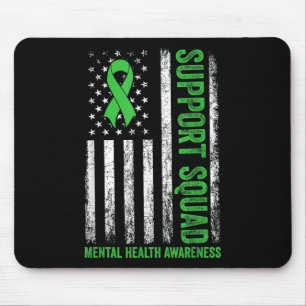 Tapis De Souris Soutien Équipe Usa Drapeau Sensibilisation à la sa