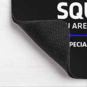 Tapis De Souris Soutien Guerrier de l'équipe Alopécie (Coin)