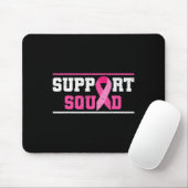 Tapis De Souris Soutien Squad Sensibilisation au cancer du sein Ru (Avec souris)