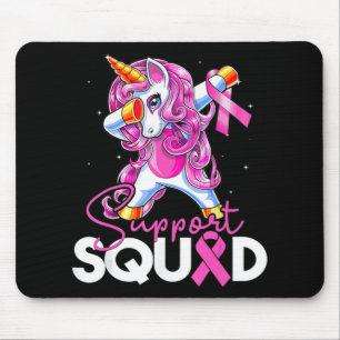 Tapis De Souris Soutien Squad Sensibilisation au cancer du sein Un