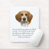 Tapis De Souris Souvenir Beagle (Avec souris)