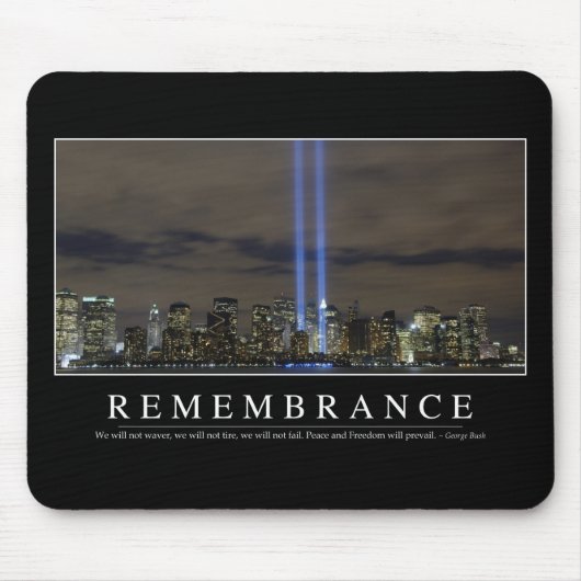 Tapis De Souris Souvenir : Citation inspirante (Devant)