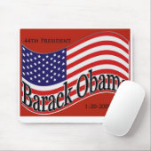 Tapis De Souris Souvenir de Mousepad d'inauguration d'Obama (Avec souris)