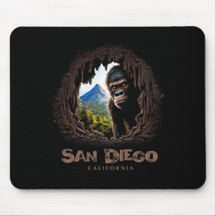 Tapis De Souris Souvenir de randonnée San Diego Californie