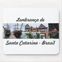 Tapis de souris souvenir de Santa Catarina Brésil