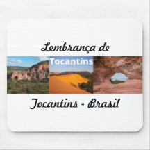 Tapis de souris souvenir de Tocantins Brésil