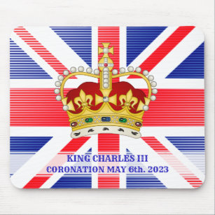 Tapis De Souris Souvenir du couronnement du roi Charles III