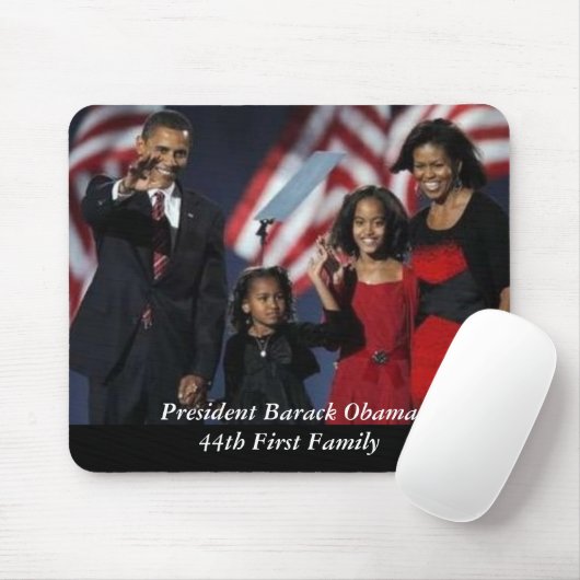 Tapis De Souris Souvenir Mousepad d'Obama (Avec souris)