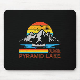 Tapis De Souris Souvenirs du lac Pyramid en Californie pour famill