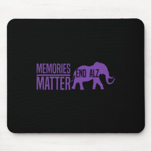Tapis De Souris Souvenirs Problème Eléphant Violet Et Texte Heimer