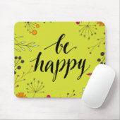 Tapis De Souris Soyez 5 heureux (Avec souris)