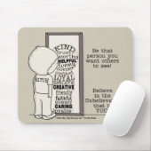 Tapis De Souris Soyez cette personne (Avec souris)