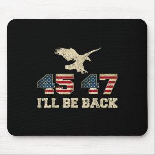 Tapis De Souris Soyez de retour 45 47 Trump 2024 Élection Eagle Us