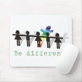 Tapis De Souris Soyez différent ! (Avec souris)