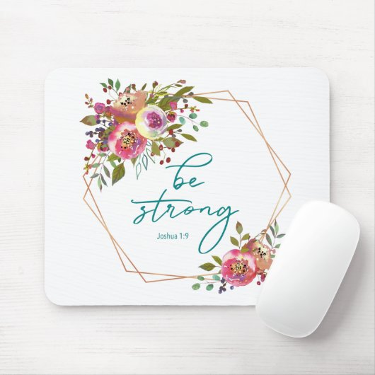 Tapis De Souris Soyez Fort (Avec souris)