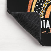 Tapis De Souris Soyez Gentil À Votre Esprit Leopard Rainbow Santé (Coin)