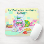 Tapis De Souris Soyez heureux ! (Avec souris)