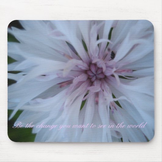 Tapis De Souris Soyez le changement que vous voulez voir… (Devant)