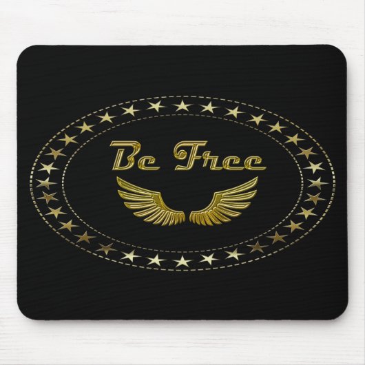 Tapis De Souris Soyez libre Mousepad (Devant)