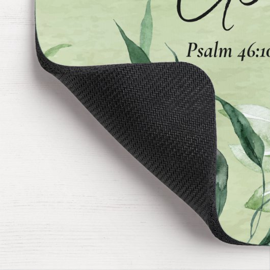 Tapis De Souris Soyez toujours et sachez que je suis DIEU (Coin)