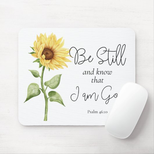 Tapis De Souris Soyez toujours et sachez que je suis Dieu tourneso (Avec souris)