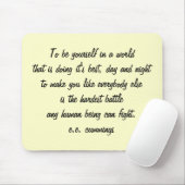 Tapis De Souris Soyez vous-même (Avec souris)