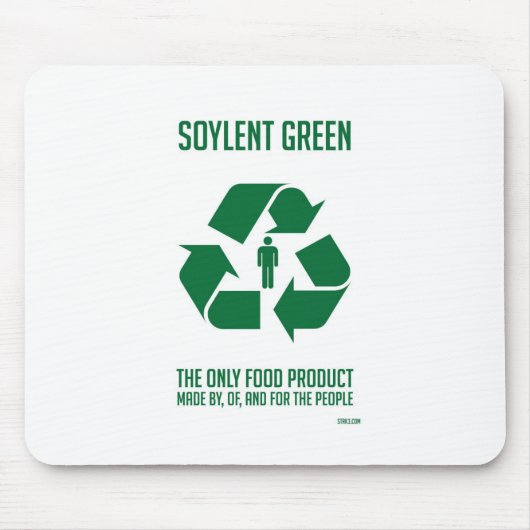 Tapis De Souris Soylent Mousepad vert (Devant)