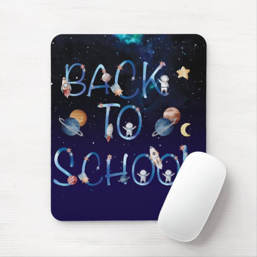 Tapis De Souris Space, back to school (Avec souris)