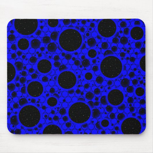 Tapis De Souris Space Bubble Spots - Bleu (Devant)