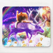 Tapis De Souris Space cat licking itself (Devant)