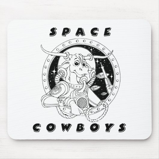 Tapis De Souris Space Cowboys Mousepad (Devant)