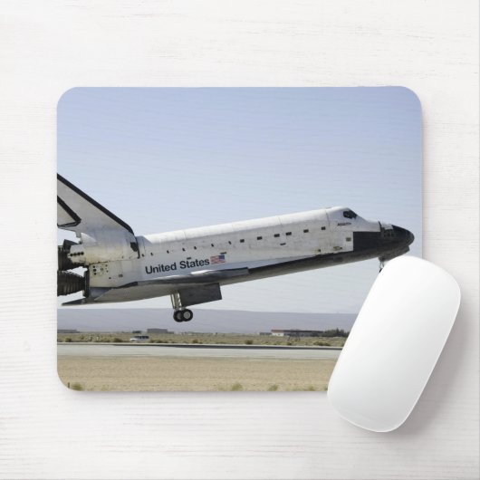Tapis De Souris Space Shuttle Atlantis se prépare pour l'atterriss (Avec souris)