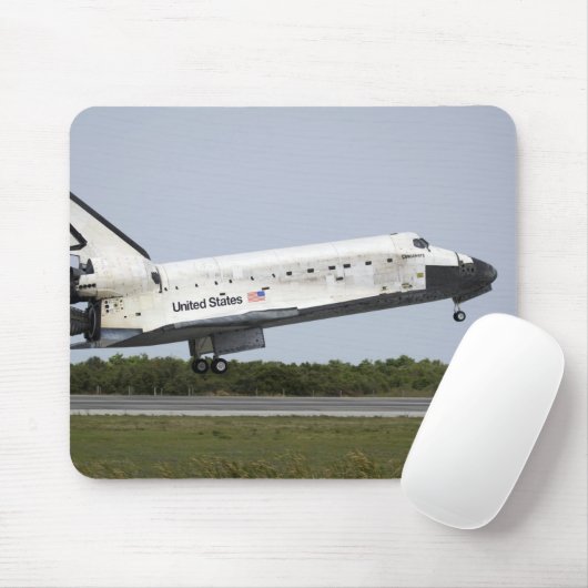 Tapis De Souris Space Shuttle Discovery approche l'atterrissage 4 (Avec souris)
