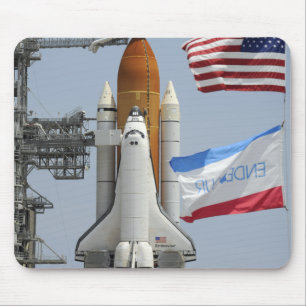 Tapis De Souris Space Shuttle Endeavor sur le lancement pad 3