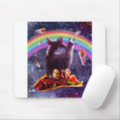 Tapis De Souris Space Sloding Llama Unicorn - Taco & Burrito (Avec souris)