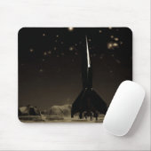 Tapis De Souris Spacity et Rocketship Mousepad (Avec souris)