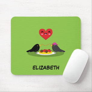 Tapis De Souris Spaghetti Meatballs Date romantique Ajouter Votr