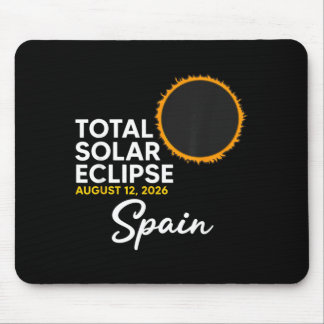 Tapis De Souris Spain Eclipse Solar Event 12 August 2026 Total