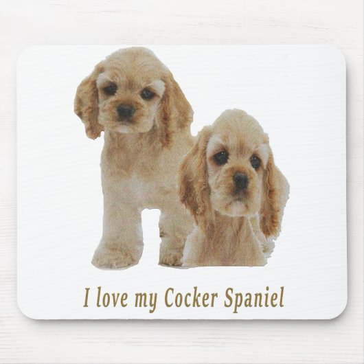 Tapis De Souris spaniers cocker (Devant)