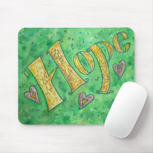 Tapis De Souris Sparkle Hope Word Art Custom Design Mousepad (Avec souris)