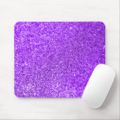 Tapis De Souris Sparkly Bokeh Faux Violet Violet Parties scintilla (Avec souris)