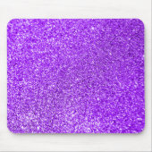Tapis De Souris Sparkly Bokeh Faux Violet Violet Parties scintilla (Devant)