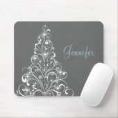 Tapis De Souris Sparktree Holiday Tree Mousepad, Grey (Avec souris)