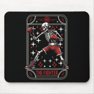Tapis De Souris Sparring de boxe - Gants Boxer de chasse Skeleton