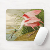 Tapis De Souris Spatule rose Mousepad (Avec souris)