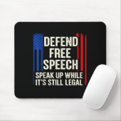 Tapis De Souris Speak Up While It’s Still Legal Human Dom Rights J (Avec souris)