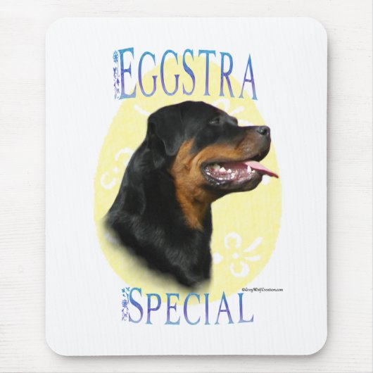 Tapis De Souris Spécial Rottweiler Eggstra (Devant)
