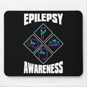 Tapis De Souris Spécialisation de la sensibilisation à l'épilepsie