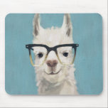 Tapis De Souris Spécifications Llama - Carré<br><div class="desc">Llama Specs II de Victoria Borges. Dispose d'un joyeux lama dans des lunettes carrés surdimensionnées.</div>